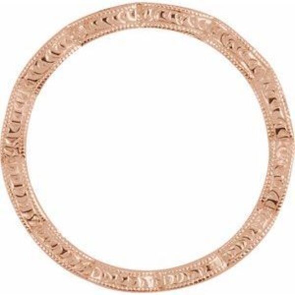 14K Rose Gold 0.13 CTW Natural Diamond Anniversary Band Size 6